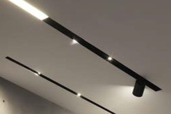 Magnetic track light