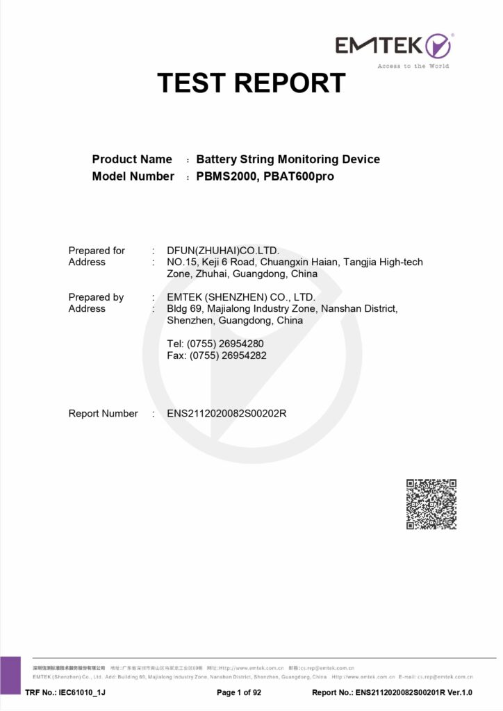 PBMS2000, PBAT600pro LVD REPORT_page-0001